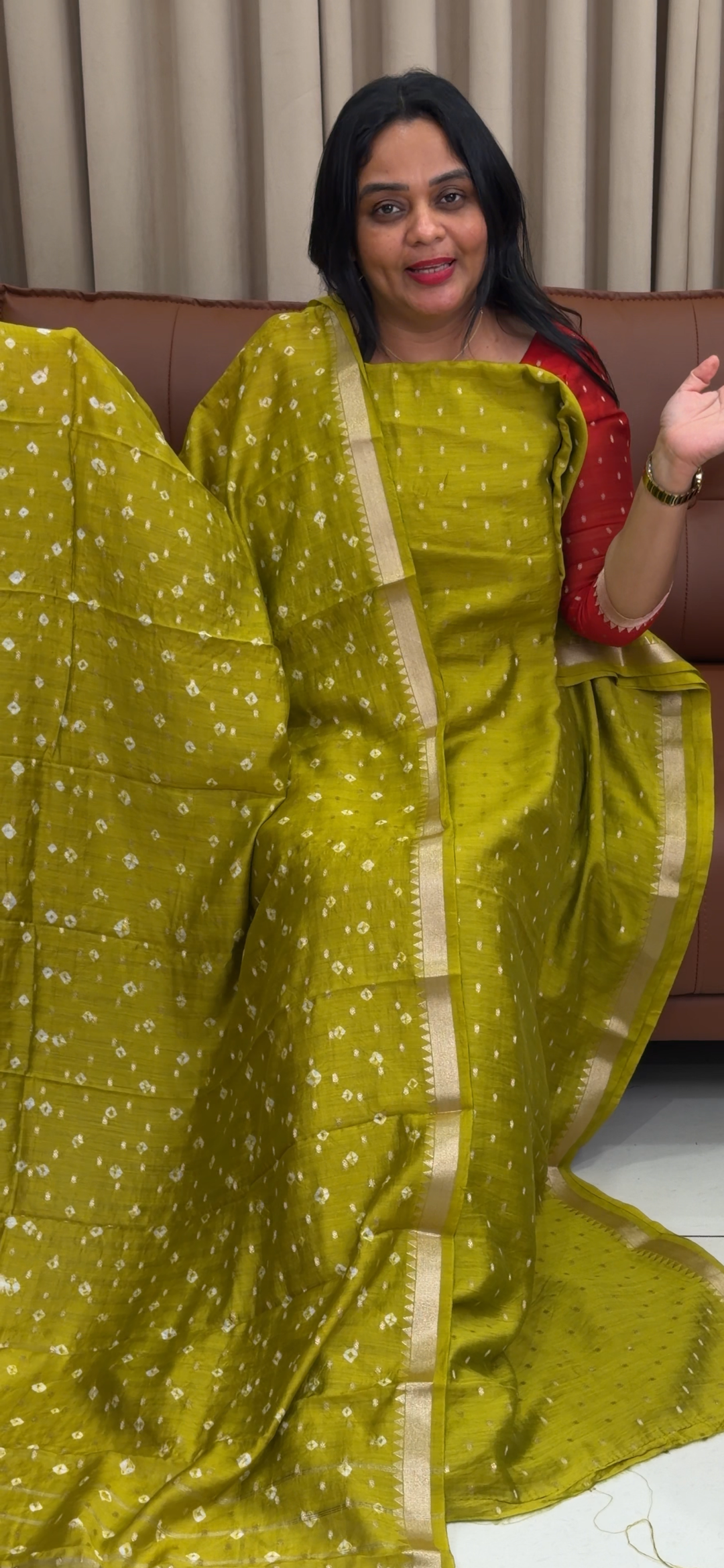 MUL CHANDERI UNSTITCEHD SALWAR SUITS - NUWA - 1712