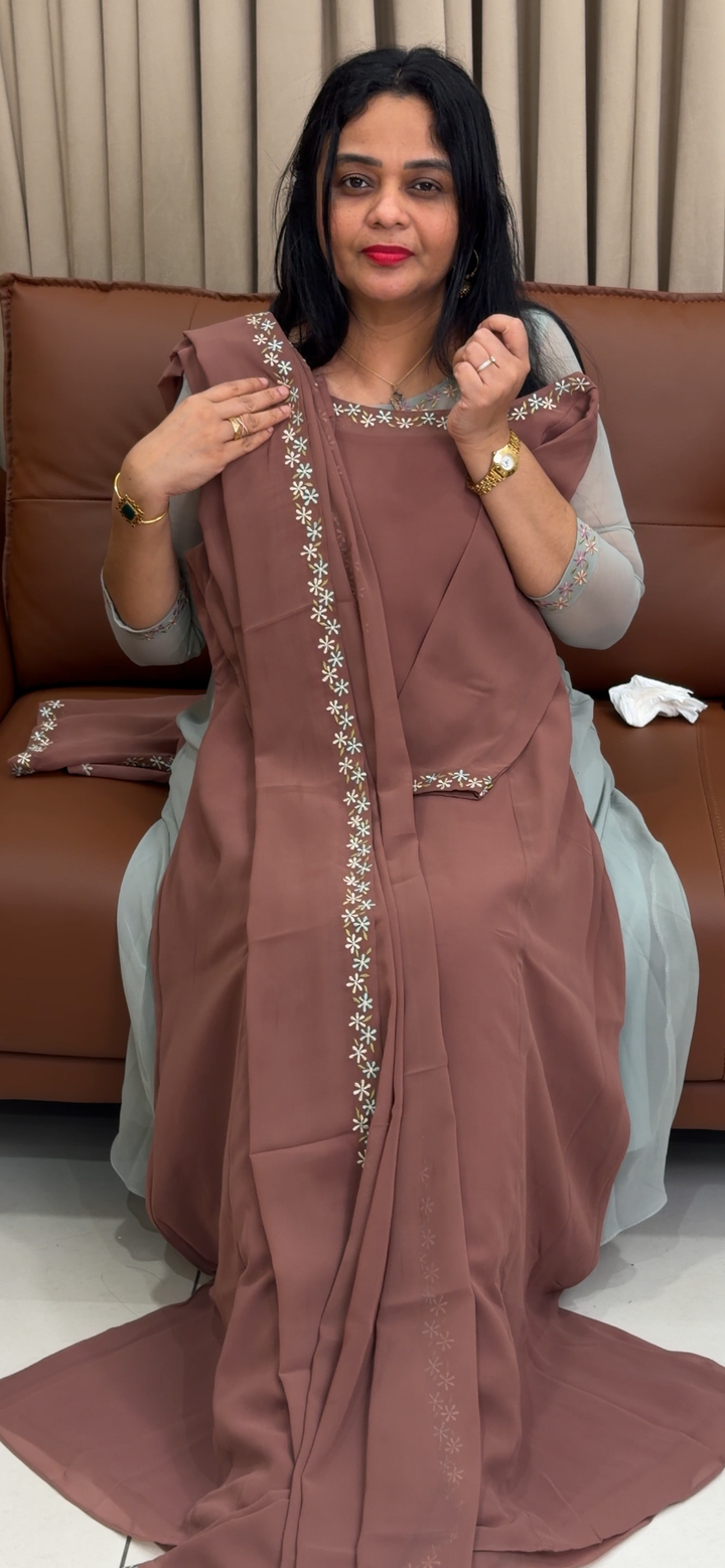 IN-HOUSE ALIEN TOP AND DUPATTA  - NUWA - 1821
