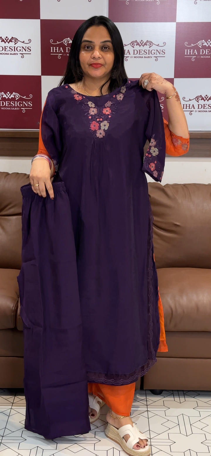 MUL CHANDERI CO-ORDS SETS - NUWA -1024