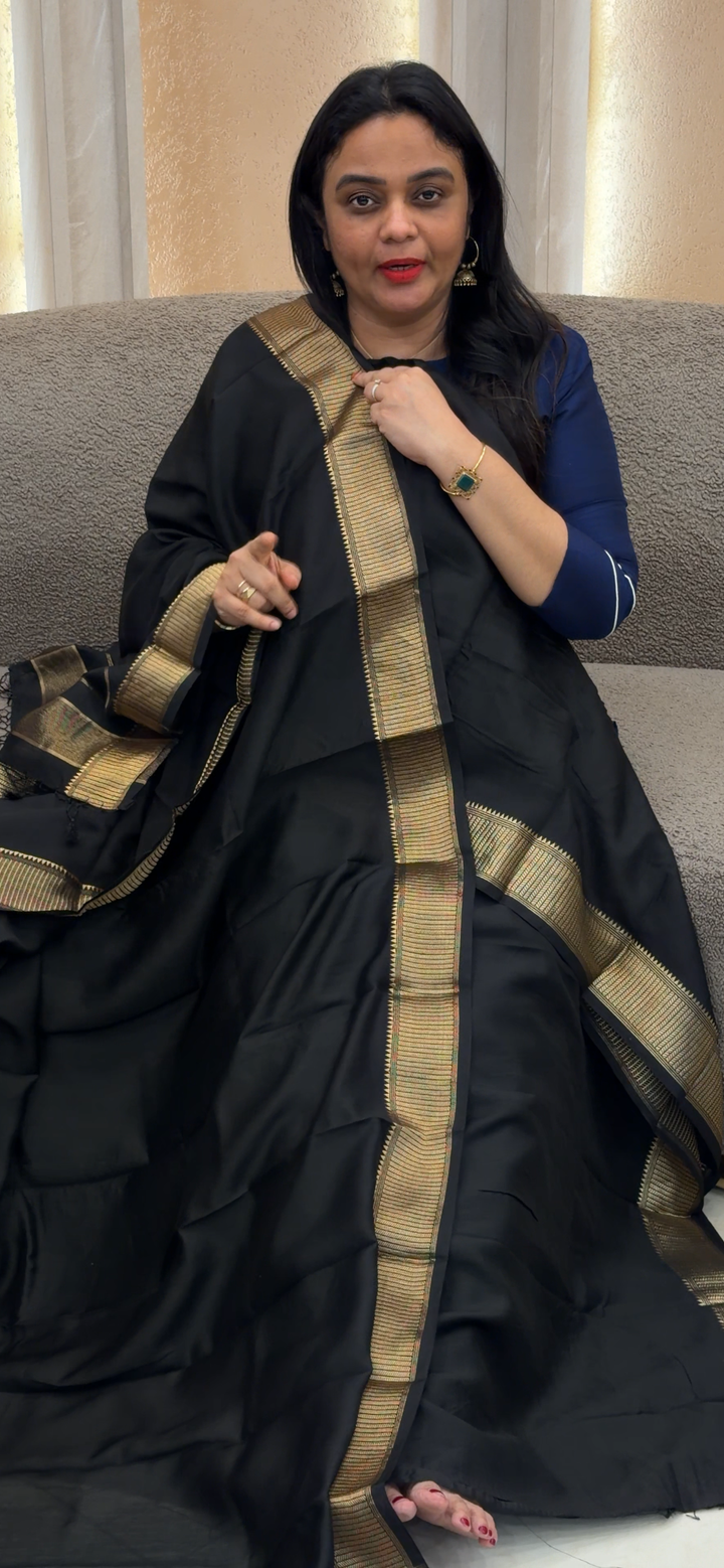 MUL CHANDERI UNSTITCHED SALWAR SUITS - NUWA - 1435