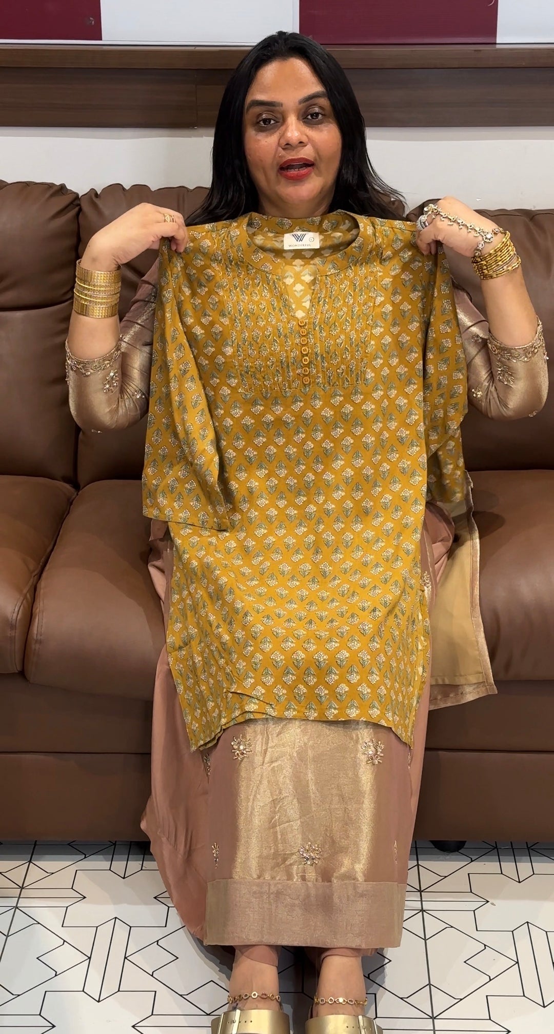 PRINTED  SHORT TOPS - NUWA-738