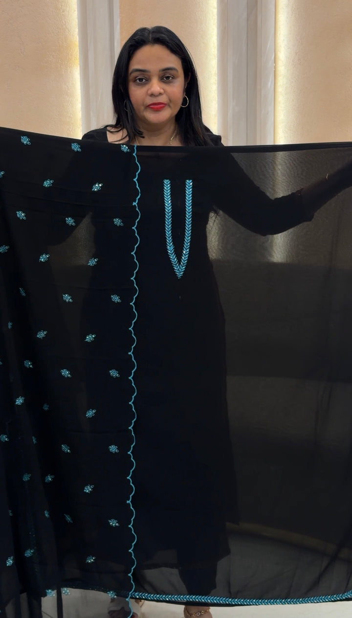 DESIGNER UNSTITCHED SALWAR SUITS - NUWA-1283