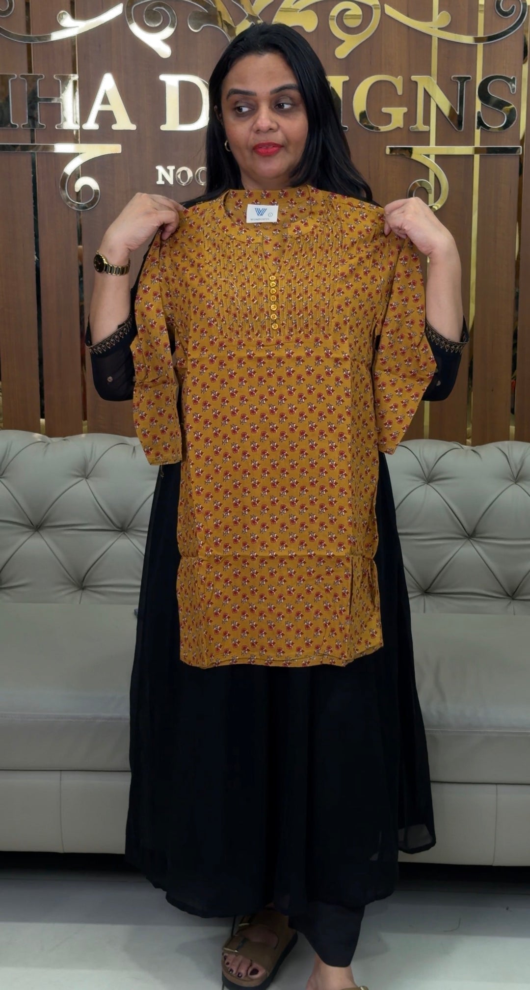 PRINTED COTTON TOPS - NUWA-1066