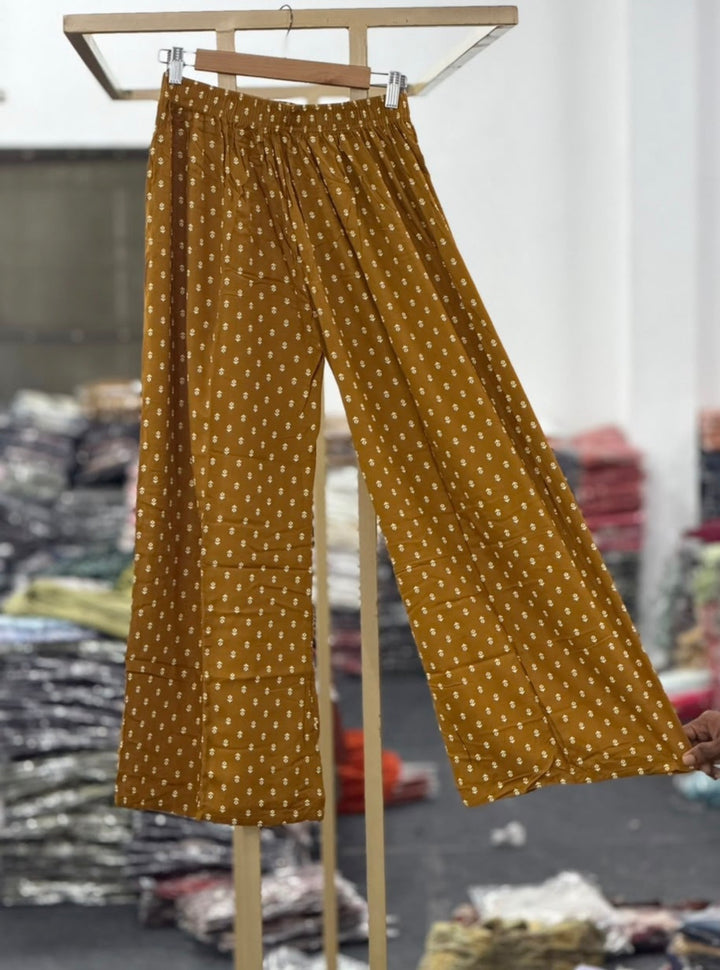 PINTED PALAZZO PANTS - NUWA - 2501