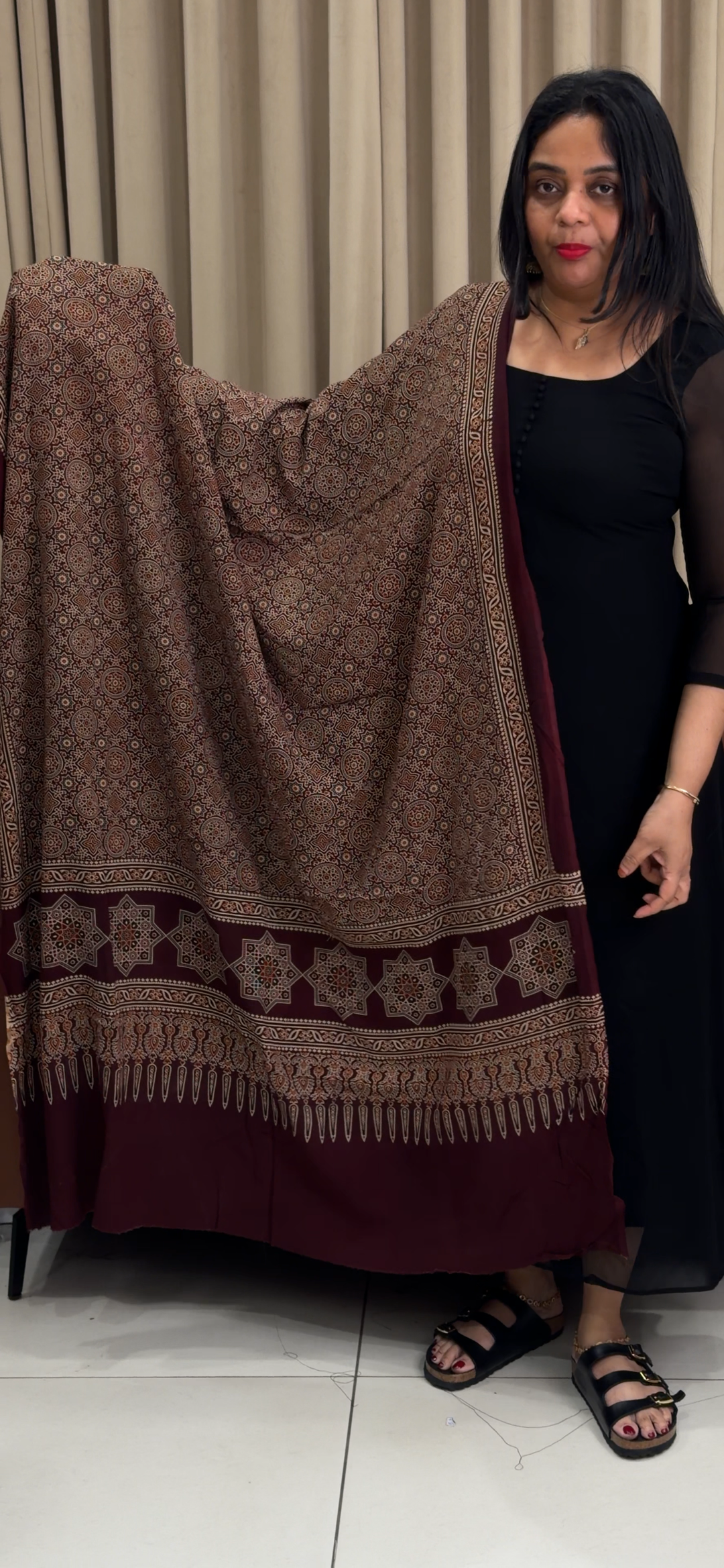 PRINTED MODAL DUPATTA - NUWA - 1607