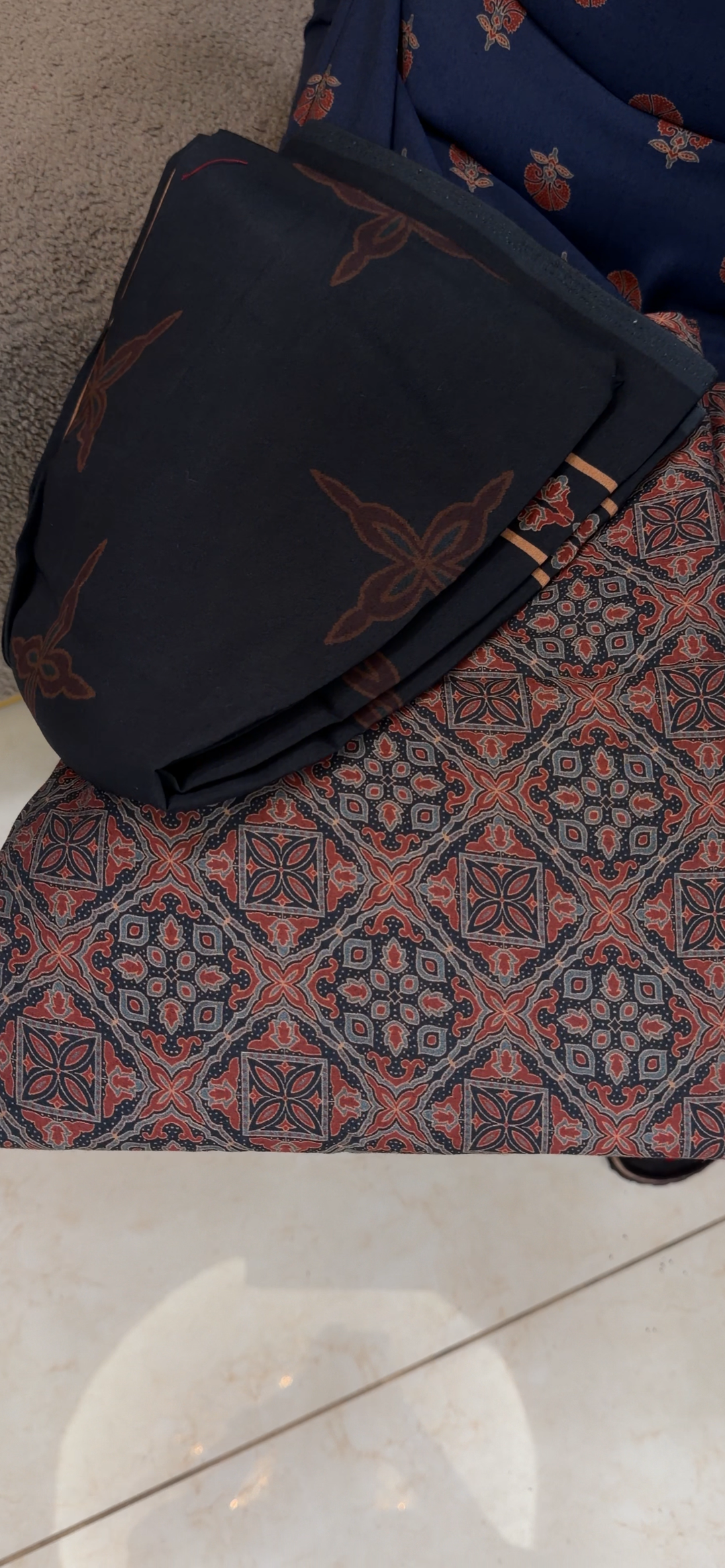 MUL CHANDERI UNSTITCHED SALWAR SUITS - NUWA - 1668