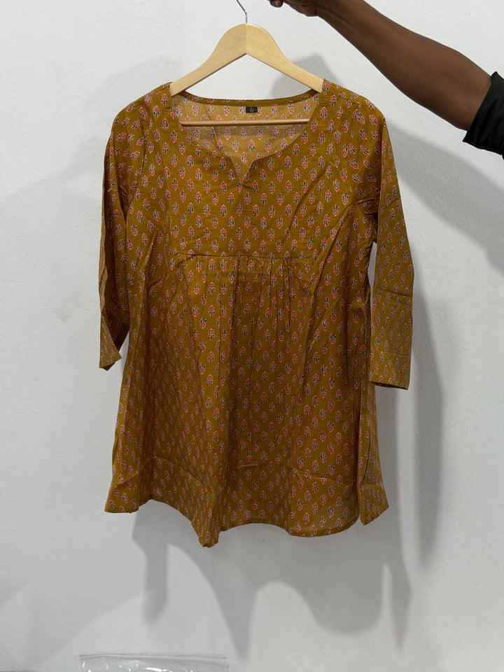 PRINTED COTON SHORT TOPS - NUWA - 535