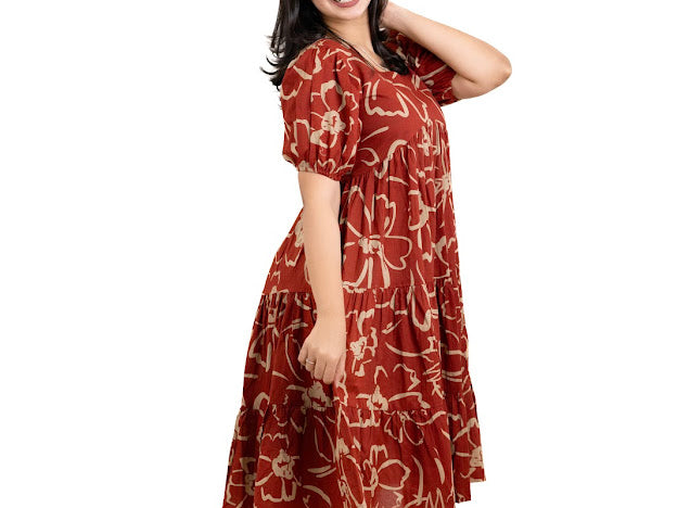 PRINTED COTTON FROCKS - NUWA - 021