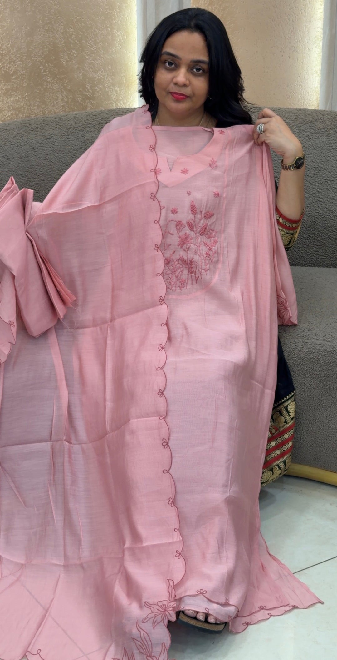 BANARASI MUL UNSTITCHED SALWAR SUITS - NUWA 2108