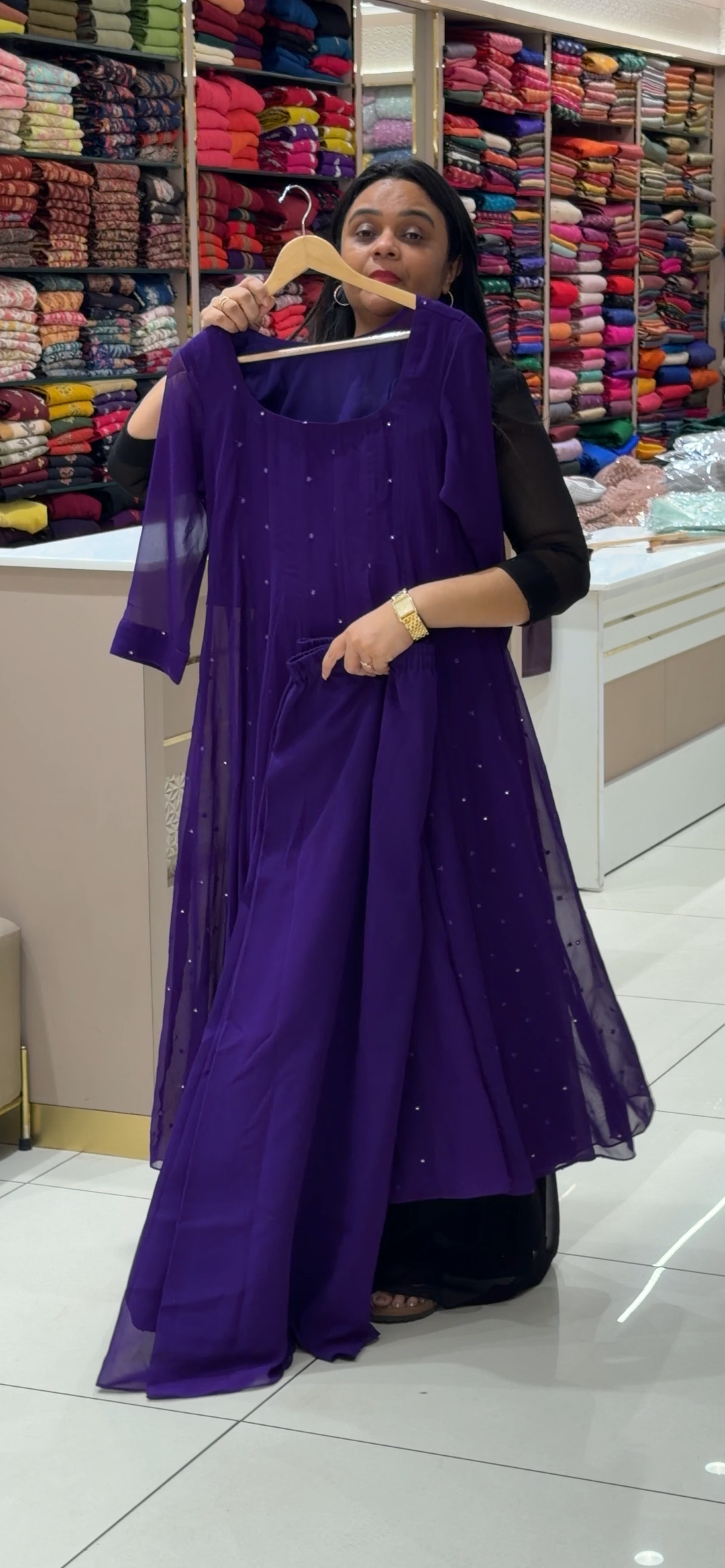 IN-HOUSE ANARKALI TOP AND BOTTOM - NUWA - 2446