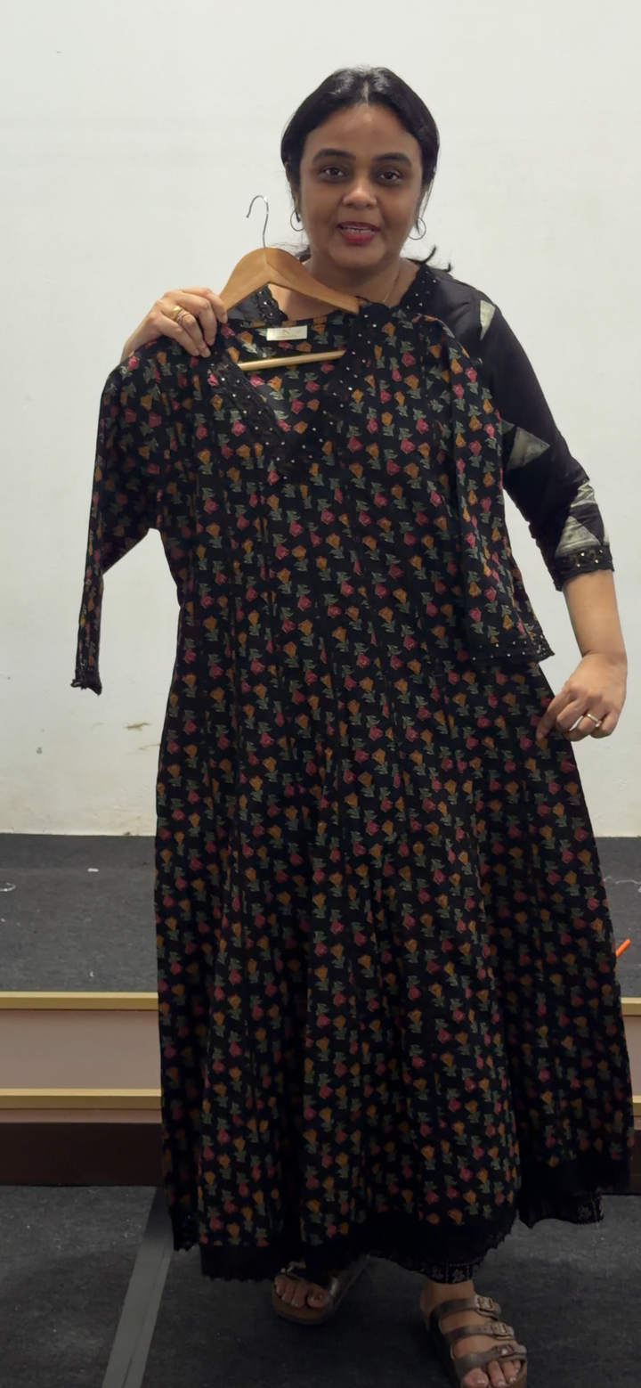 COTTON ANARKALI TOPS - NUWA - 2522