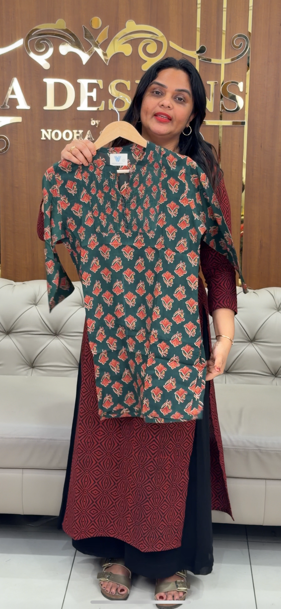 PRINTED SHORT TOPS - NUWA - 399