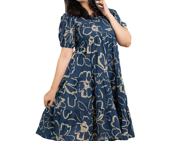 PRINTED COTTON FROCKS - NUWA - 021