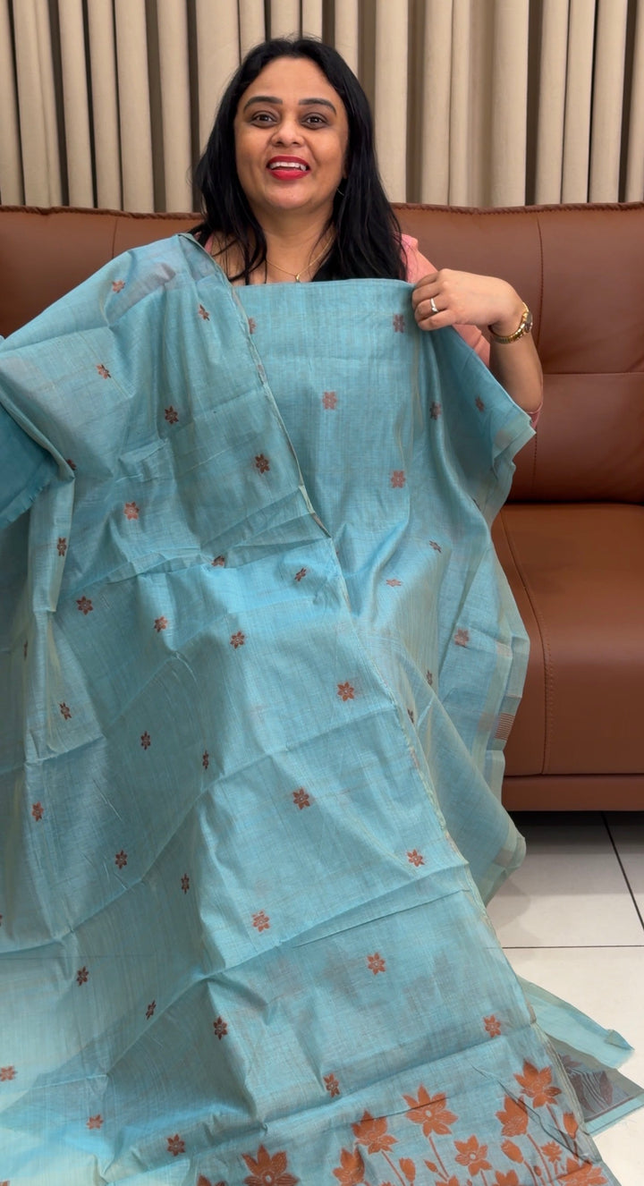JAMDANI UNSTITCHED SALWAR SUITS - NUWA-1797