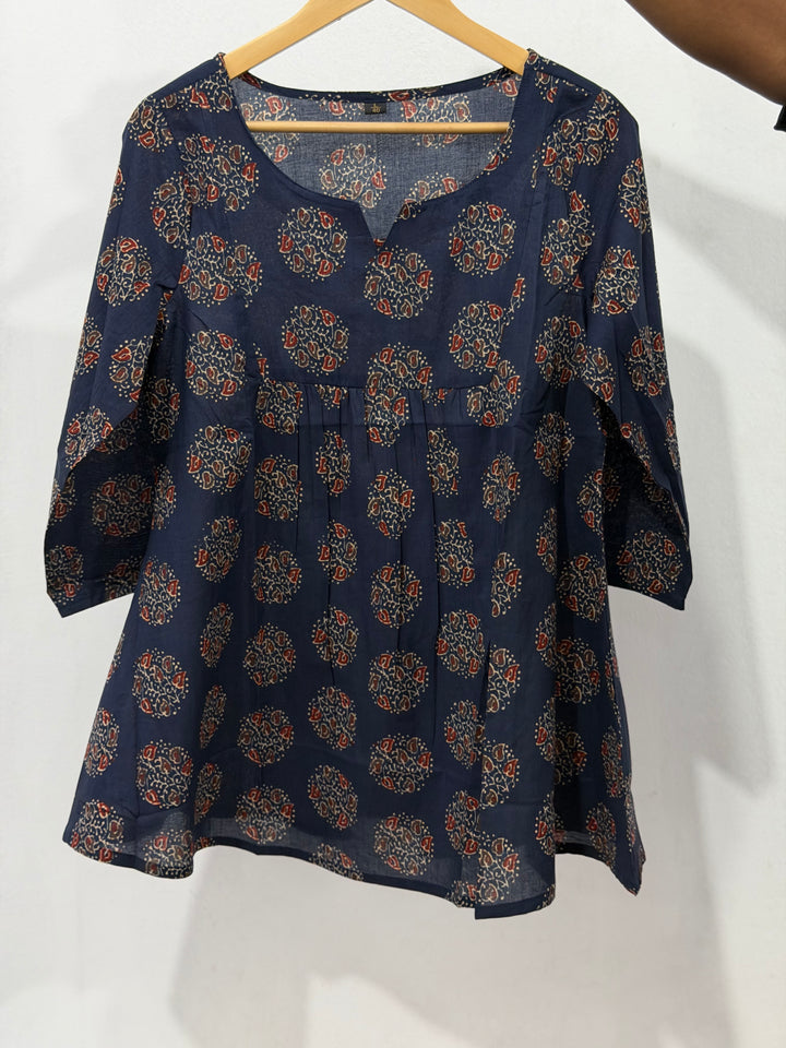 PRINTED COTON SHORT TOPS - NUWA - 535