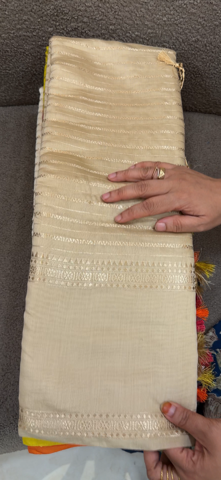 MALAI CHANDERI SAREES - NUWA - 1629