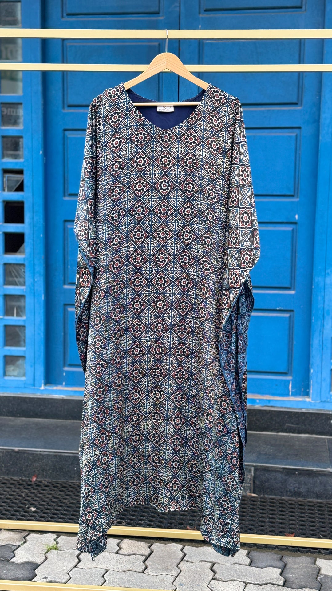 AJRAKH PRINTED KAFTAN TOPS - NUWA - 2507