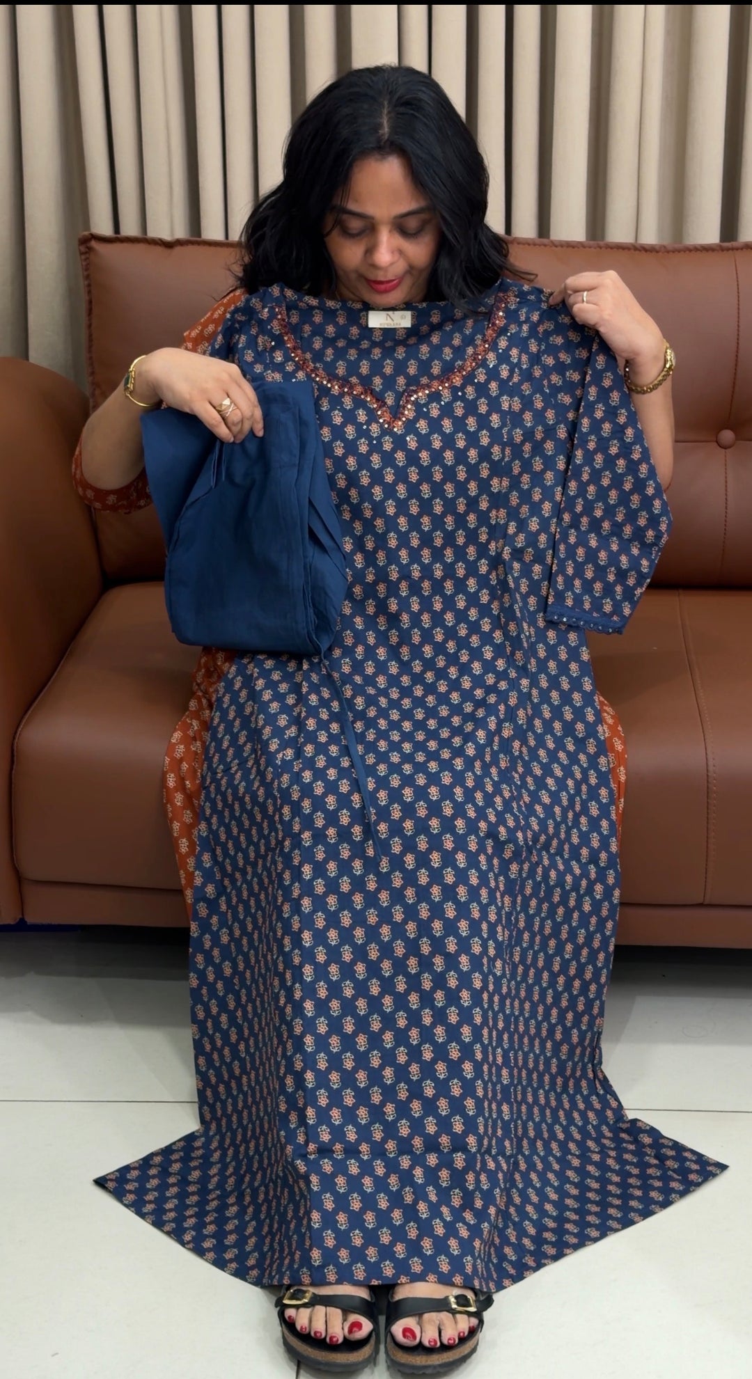 COTTON PRINTED CO-ORDS SETS - NUWA-1789