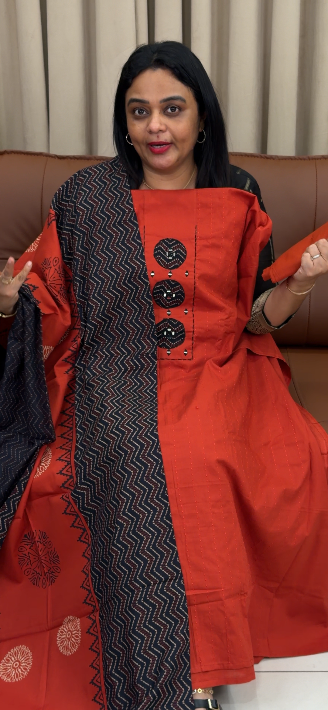 COTTON UNSTITCHED SALWAR SUITS - NUWA - 1571