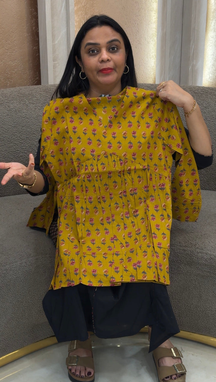 PRINTED SHORT TOPS - NUWA 1096