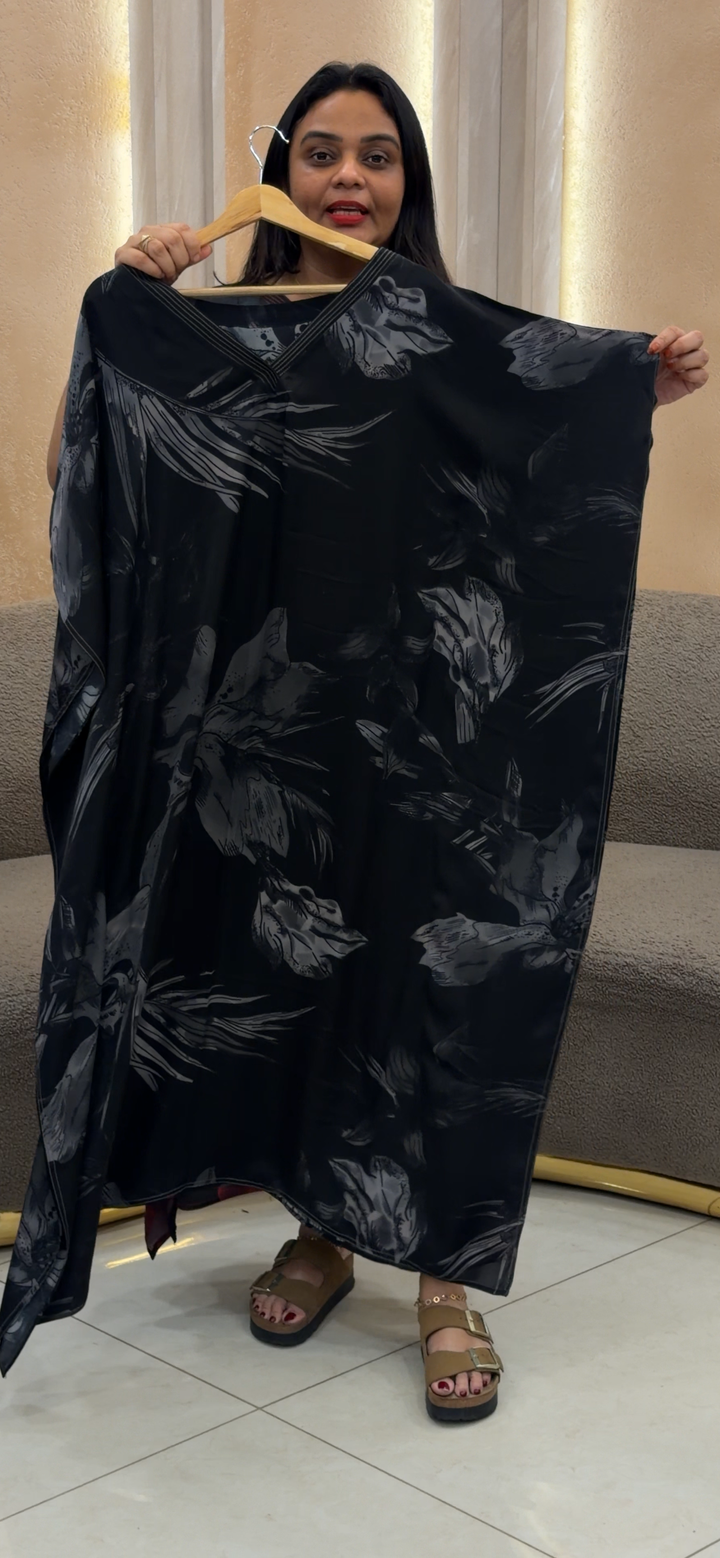 PRINTED CRAPE KAFTAN - NUWA - 1295