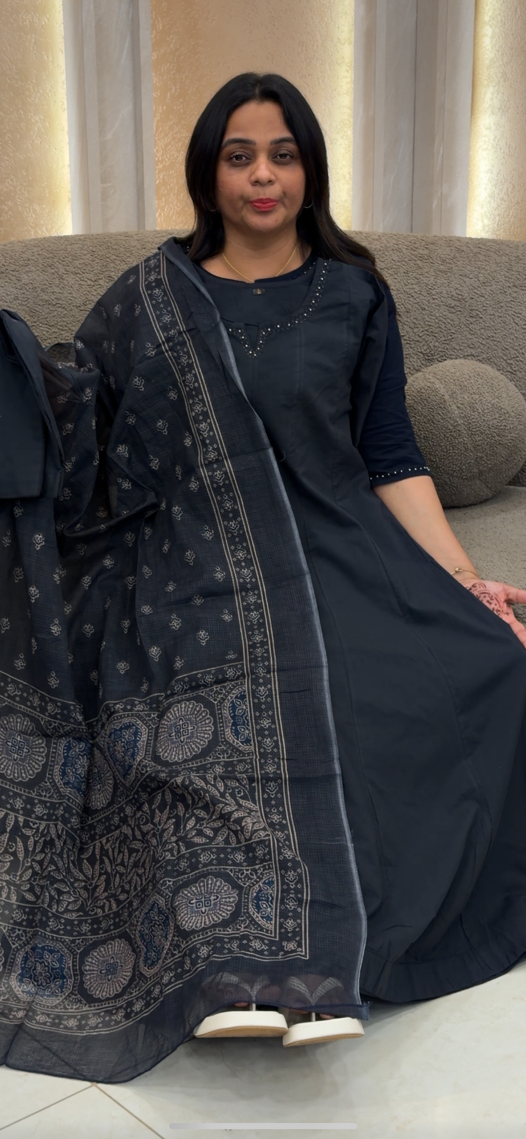 ANARKALI TOP BOTTOM AND DUPATTA - NUWA-288