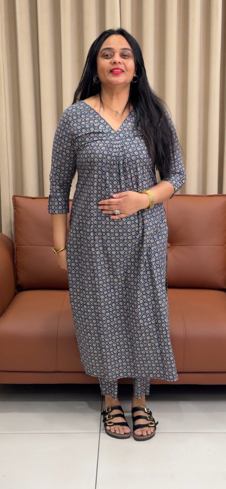 IN-HOUSE PRINTED COTTON CO-ORDS SETS - NUWA - 2158