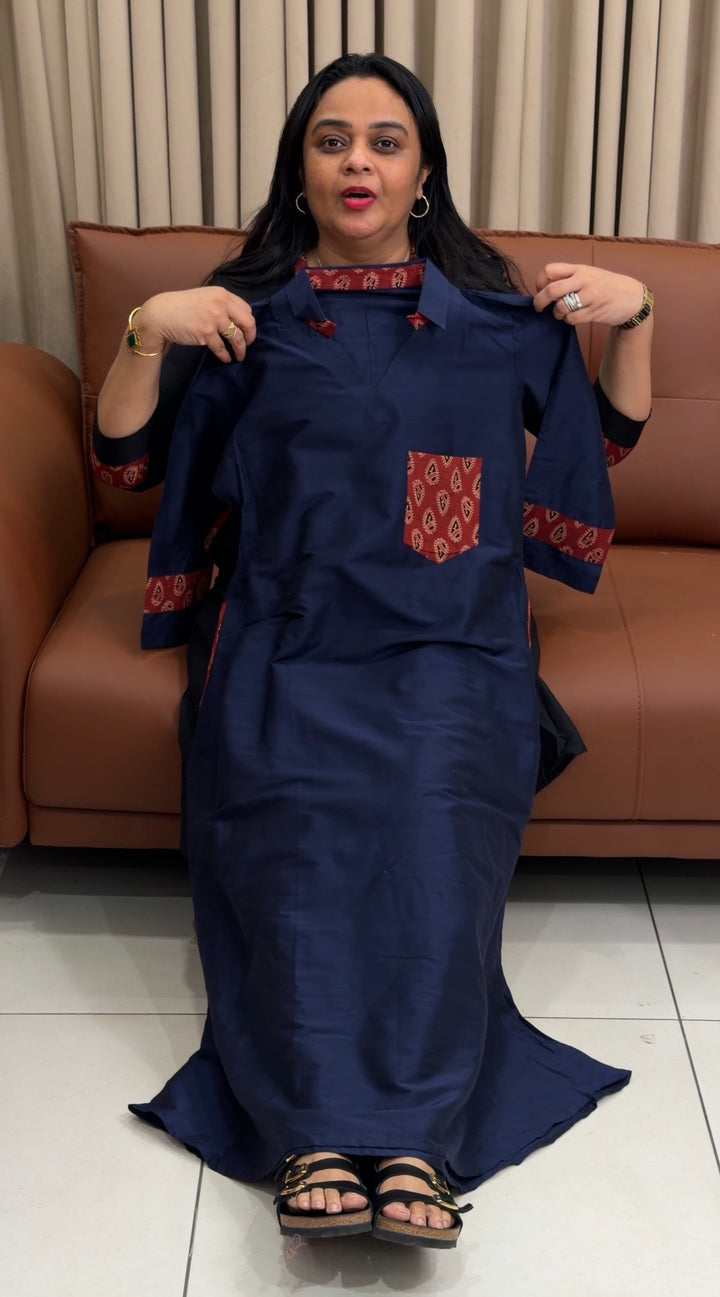 IN-HOUSE SLUB SILK FROCKS - NUWA-1969