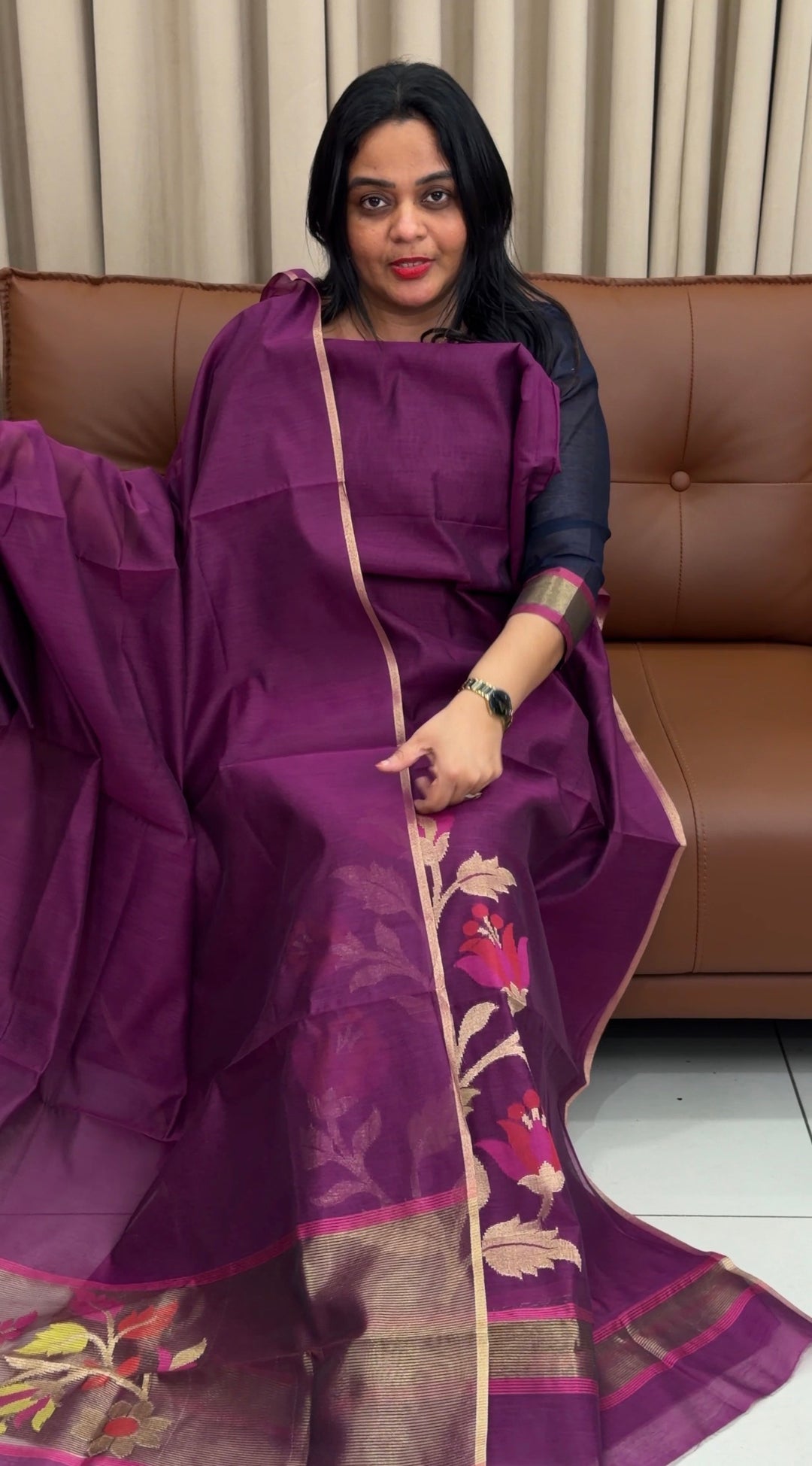 SEMI LINEN UNSTITCHED SALWAR SUITS - NUWA-1711