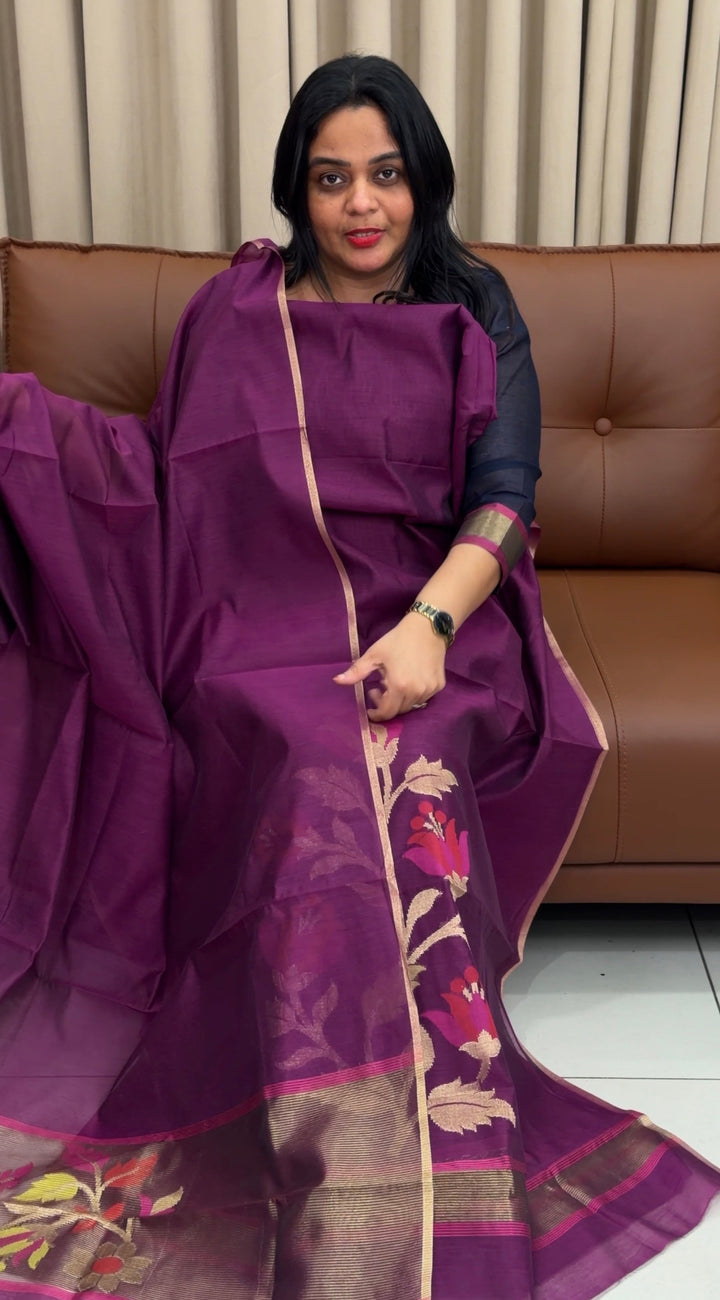 SEMI LINEN UNSTITCHED SALWAR SUITS - NUWA-1711