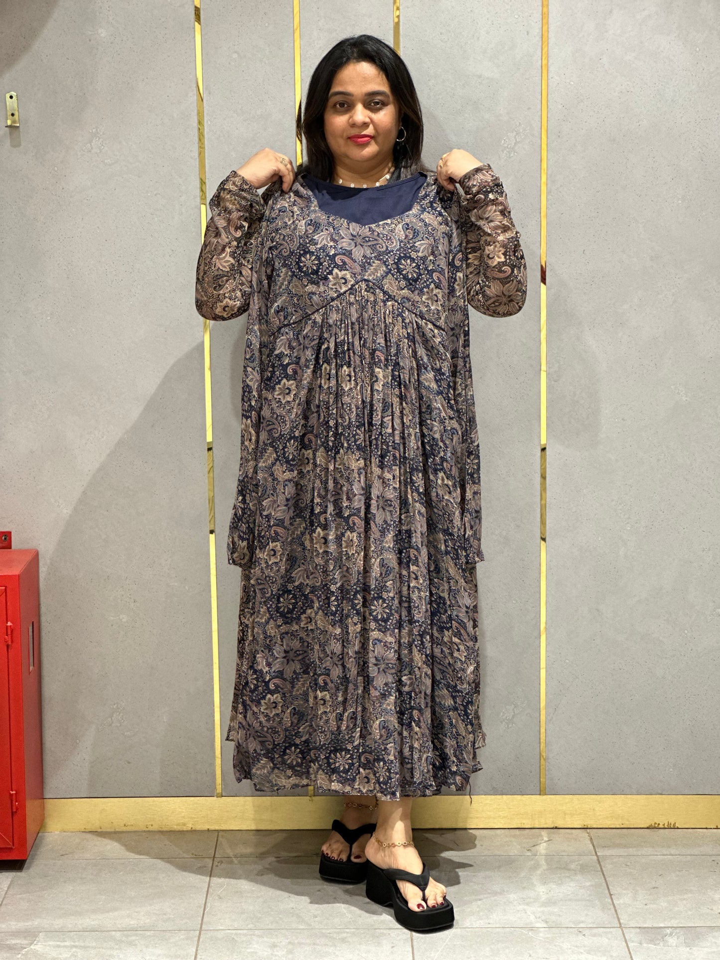 PRINTED ALIYA CUT TOPS - NUWA-014