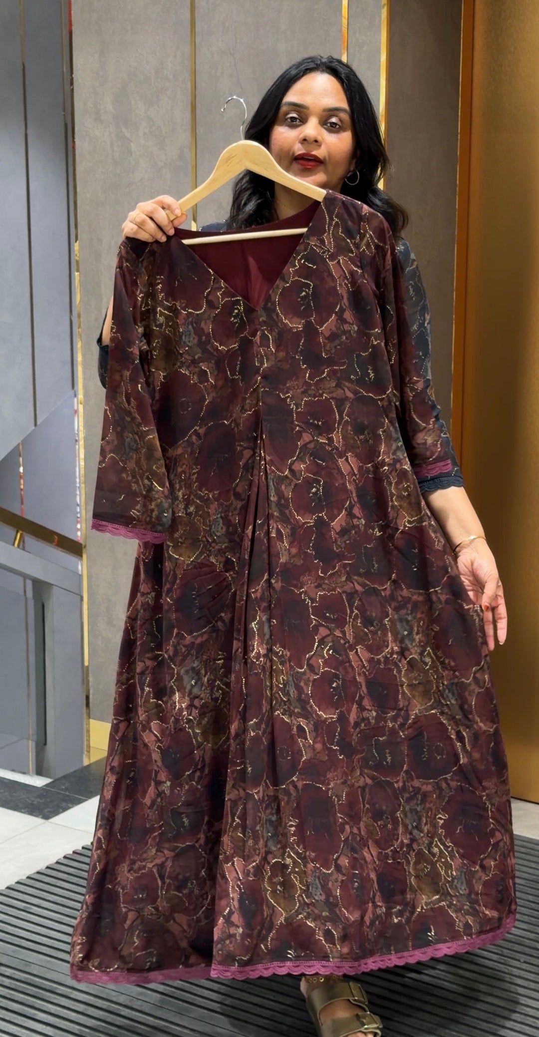 PRINTED ALINE TOPS - NUWA-530