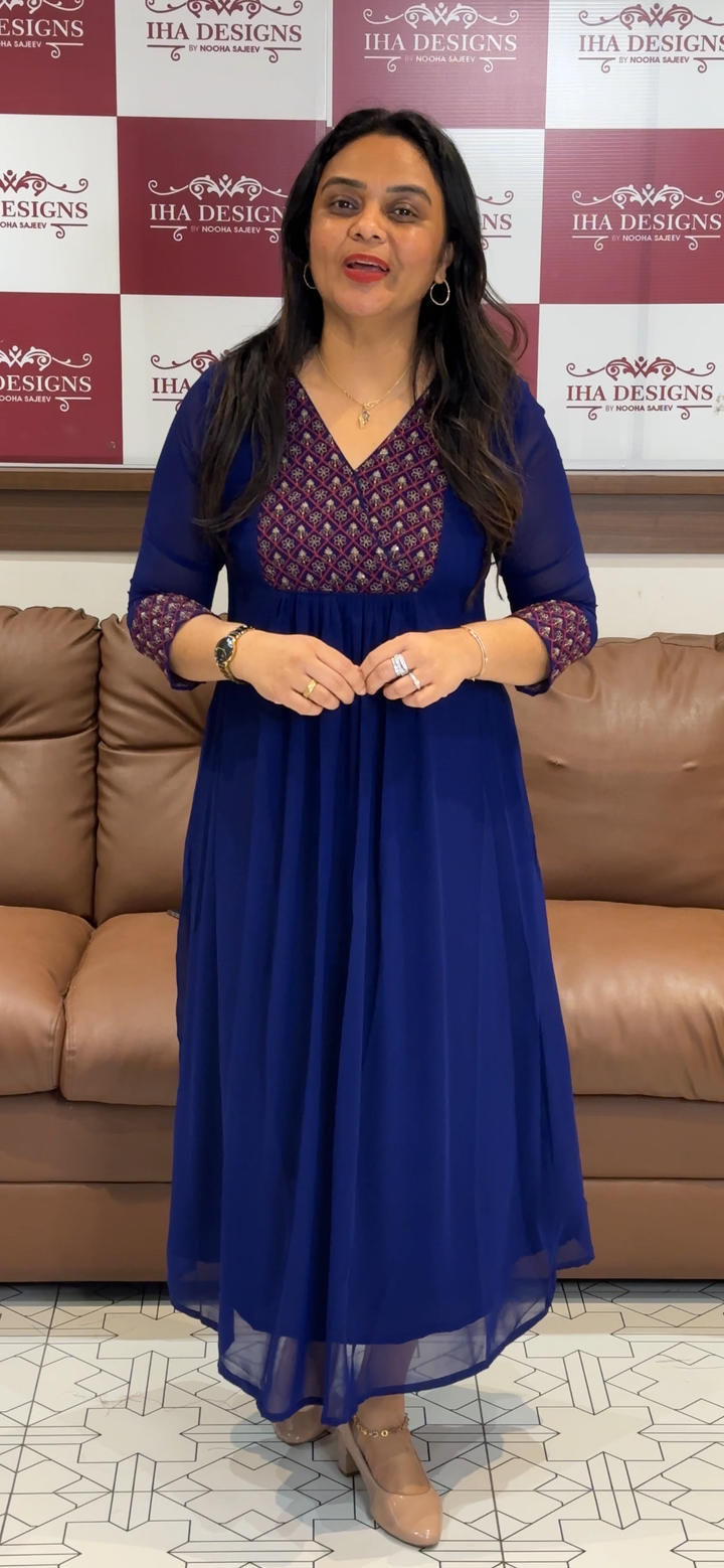 FAUX GEORGETTE ALINE TOPS  - NUWA - 1014