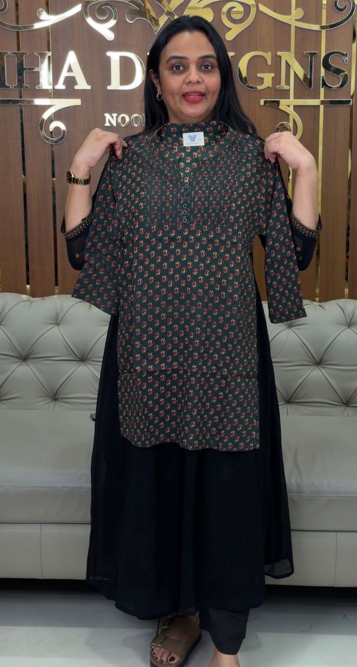 PRINTED COTTON TOPS - NUWA-1066