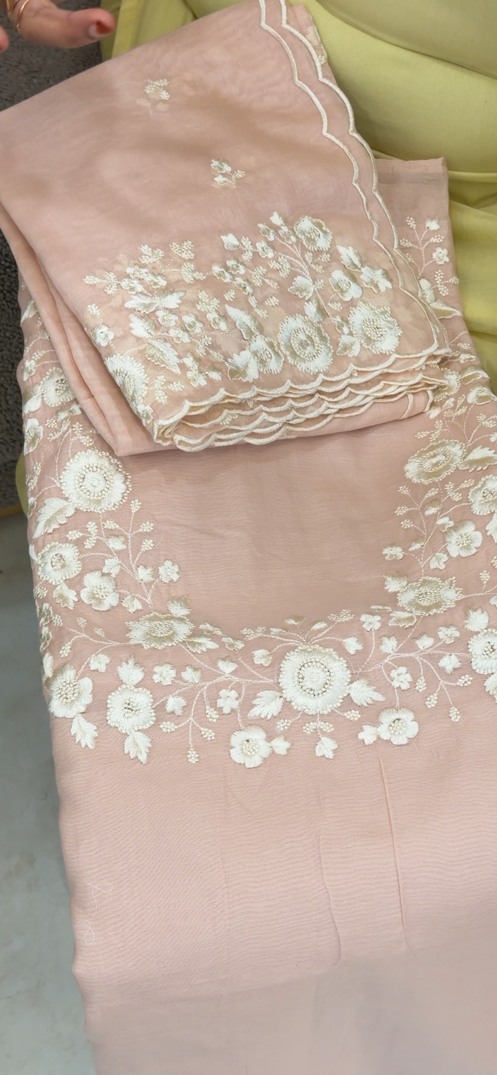 MUL CHANDERI UNSTITCHED SALWAR SUITS - NUWA - 994