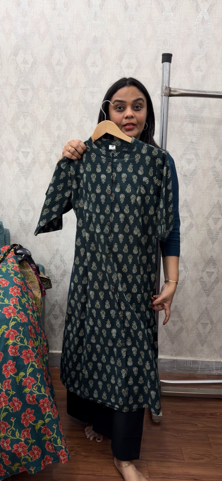 COTTON LONG ALINE TOPS - NUWA - 716