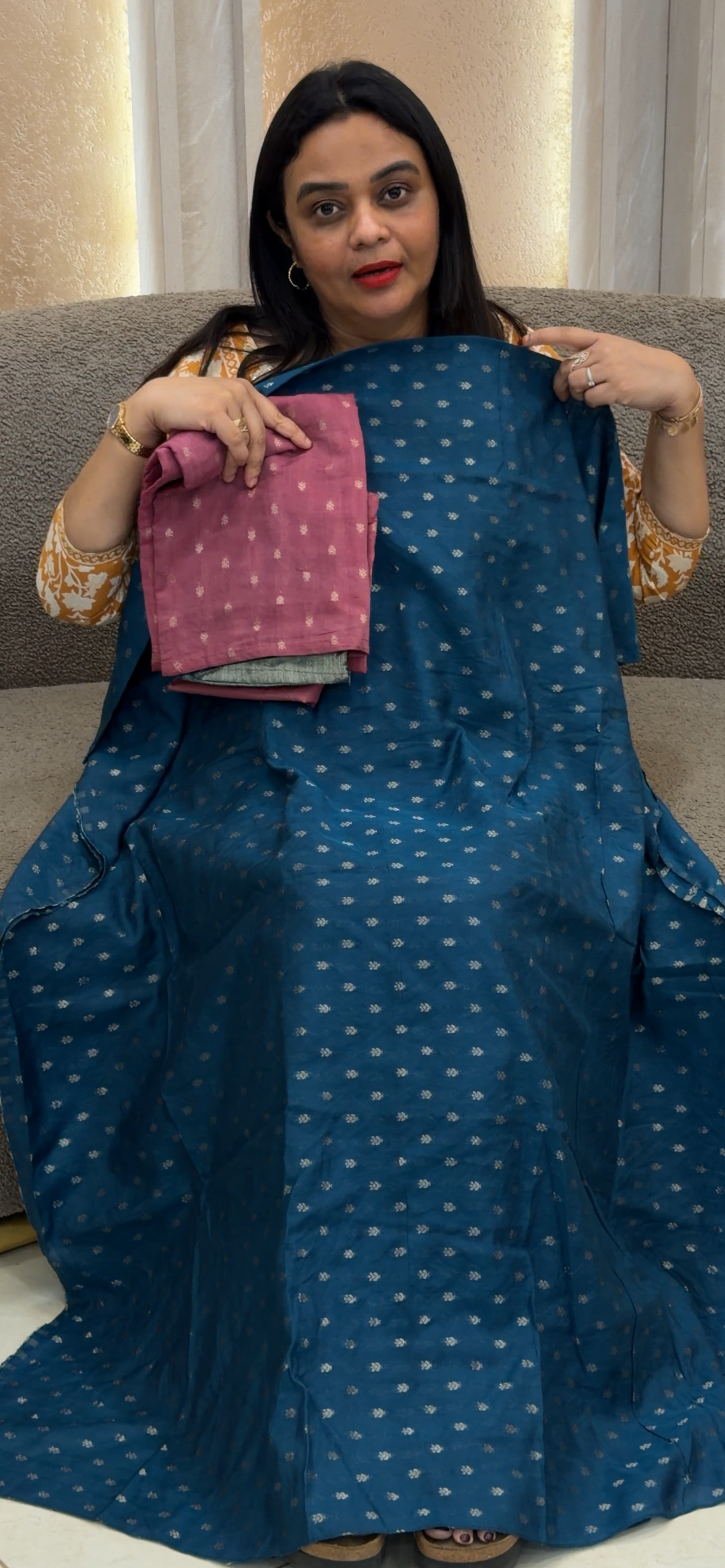 MUL CHANDERI UNSTITCHED SALWAR SUITS - NUWA-1160