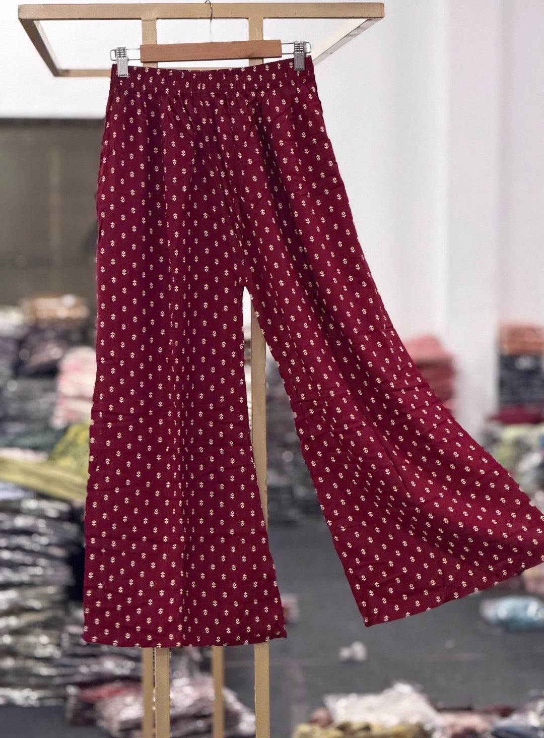 PINTED PALAZZO PANTS - NUWA - 2501