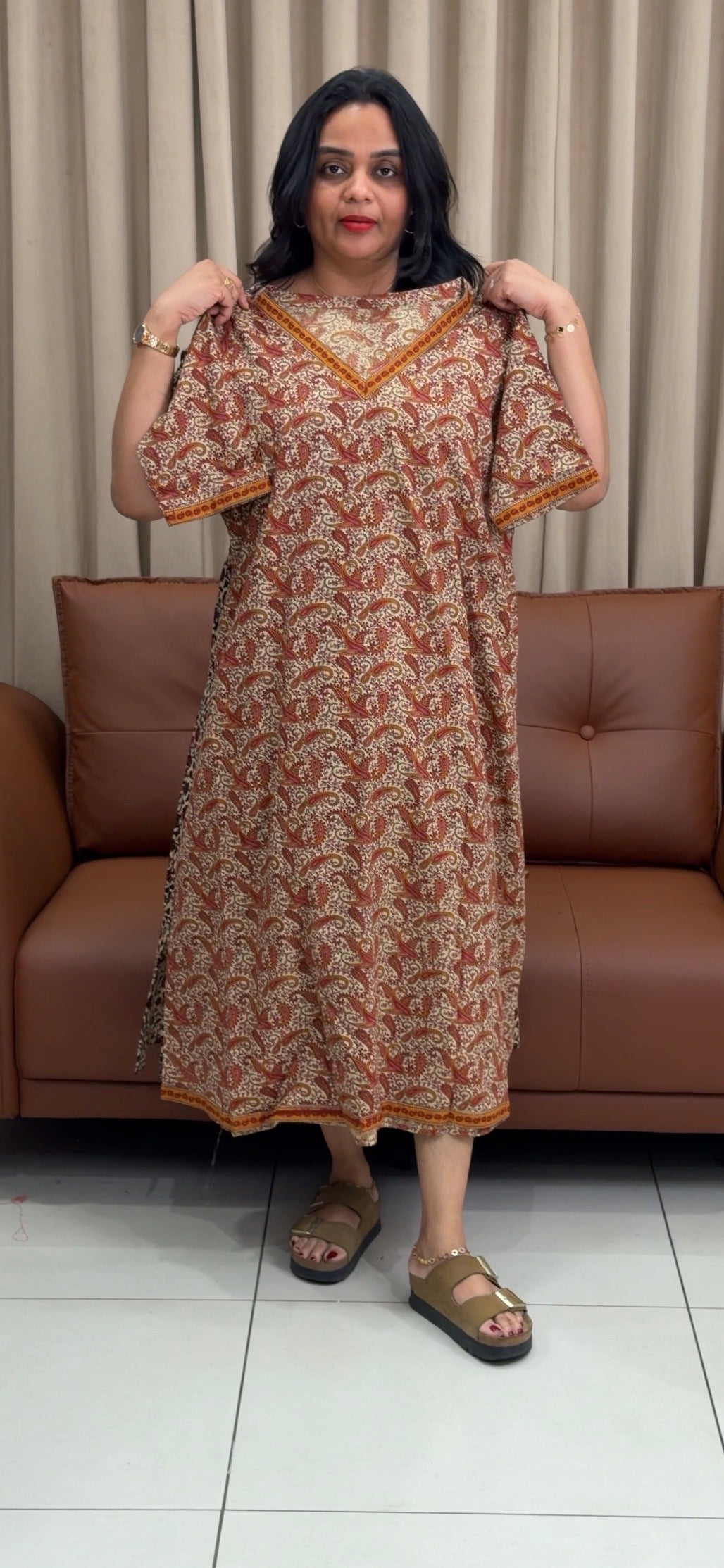 IN-HOUSE PRINTED FROCKS - NUWA-1345