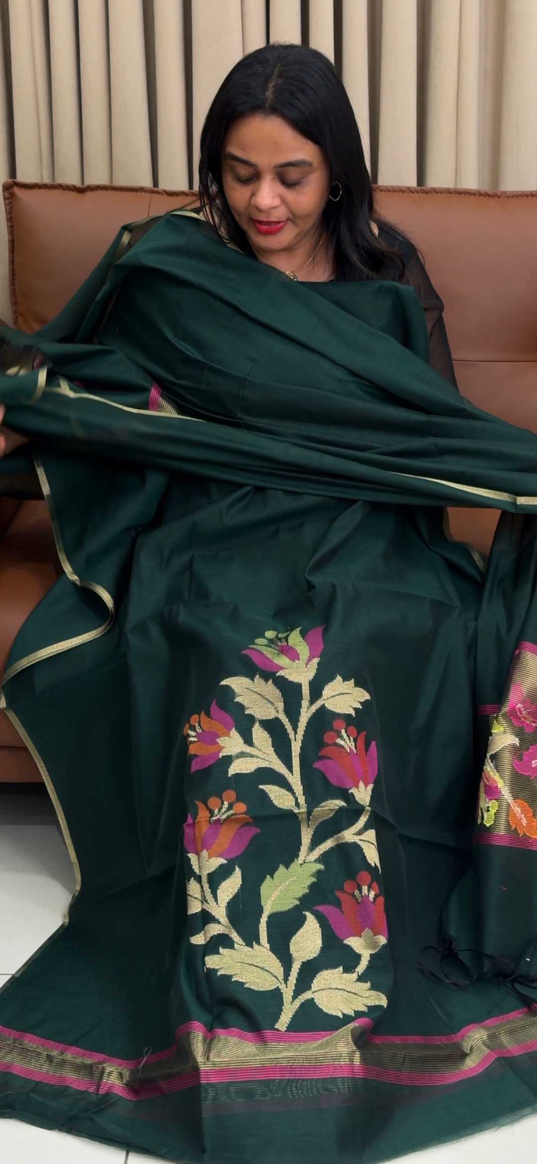 JAMDANI UNSTITCHED SALWRA SUITS - NUWA - 1784