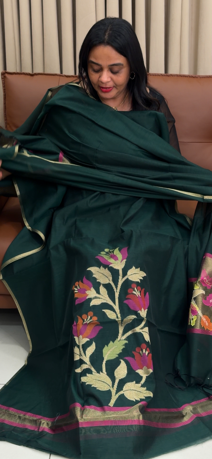 JAMDANI UNSTITCHED SALWRA SUITS - NUWA - 1784