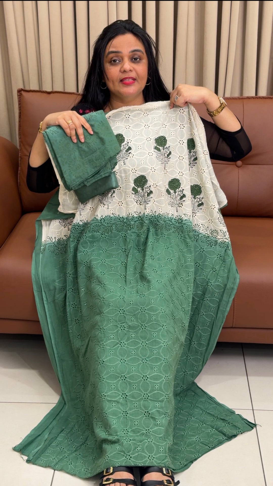 HAKOBA COTTON UNTITCHED SALWAR SUITS - NUWA-1943
