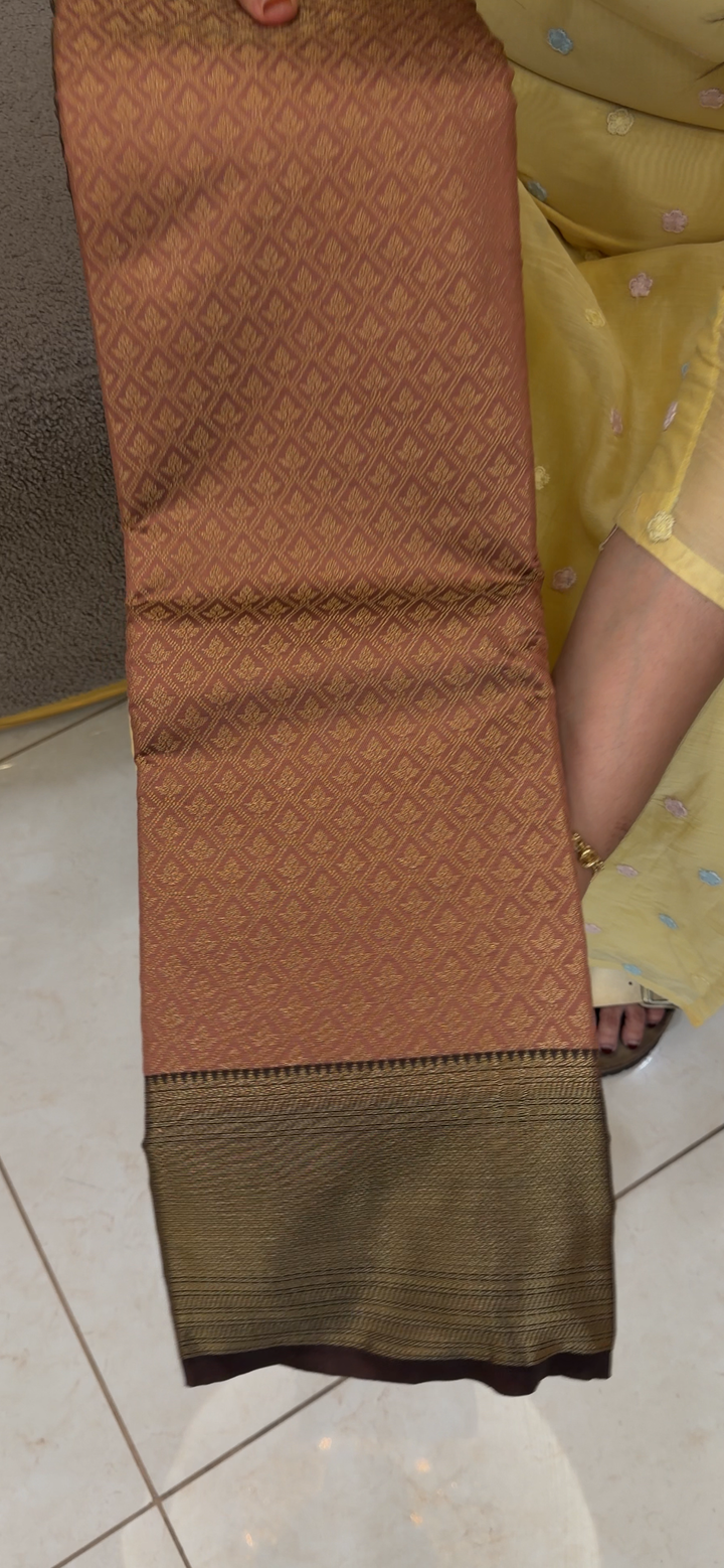 SEMI BROCADE SAREES - NUWA-877