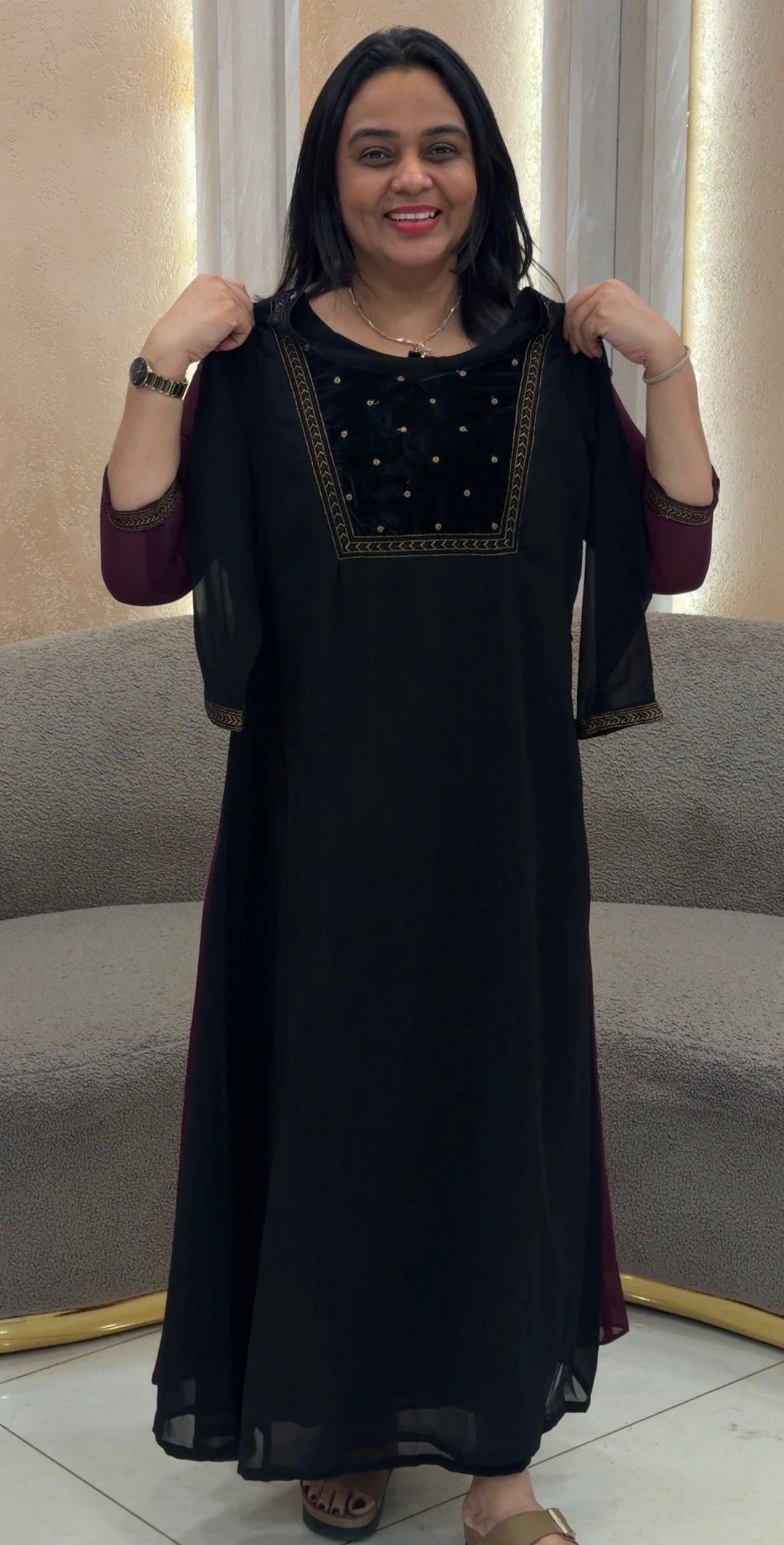 GEORGETTE ALINE TOPS - NUWA-1056