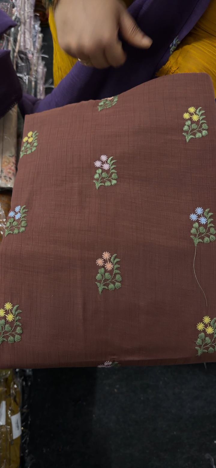 MUL CRUSHED UNSTITCHED SALWAR SUITS - NUWA - 1904