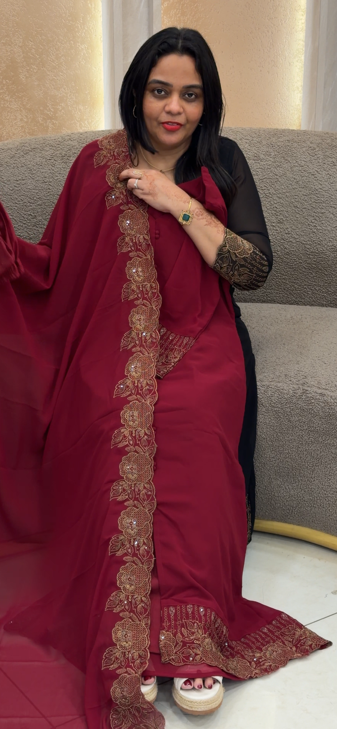 ALINE TOP, BOTTOM AND DUPATTA - NUWA - 1285