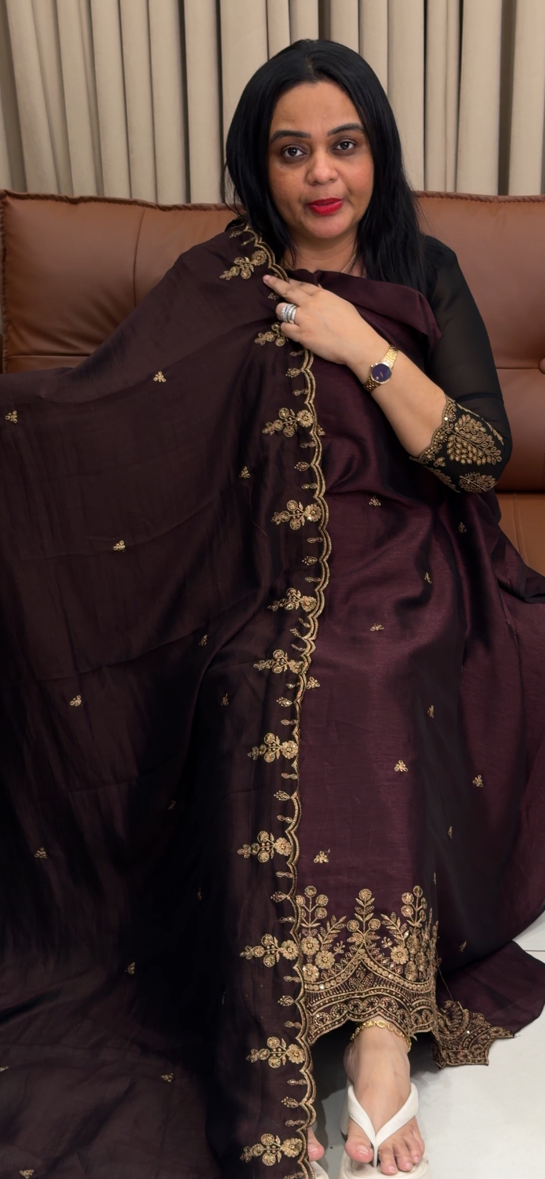 SEMI RAW SILK UNSTITCHED SALWAR SUITS - NUWA - 1915