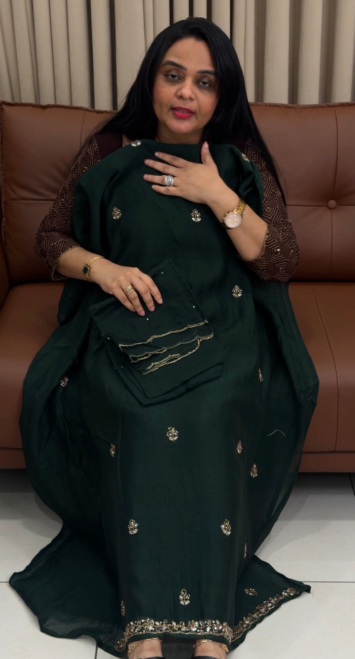 BANARASI MUL UNSTITCHED SALWAR SUITS - NUWA-1930