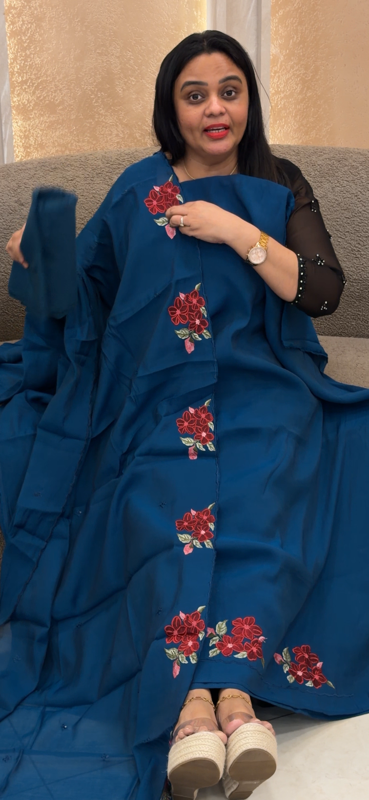 MUL CHANDERI UNSTITCHED SALWAR SUITS - NUWA - 2276