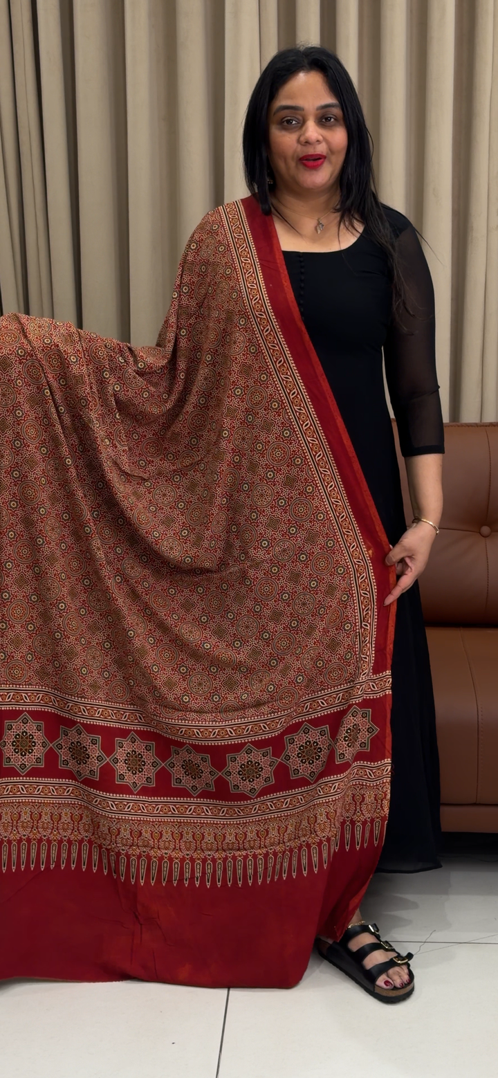 PRINTED MODAL DUPATTA - NUWA - 1607